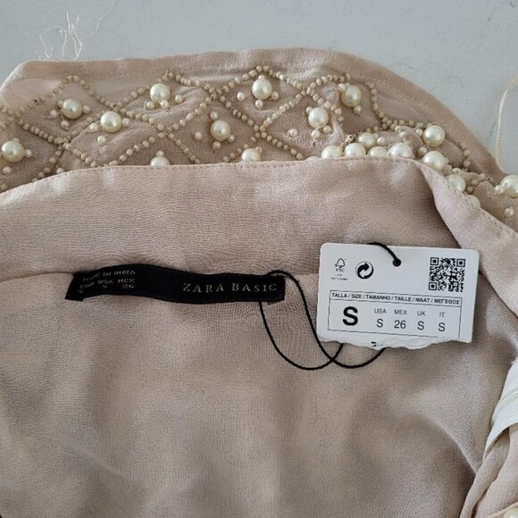 ZARA cream pearl skirt - Picture 5 of 11
